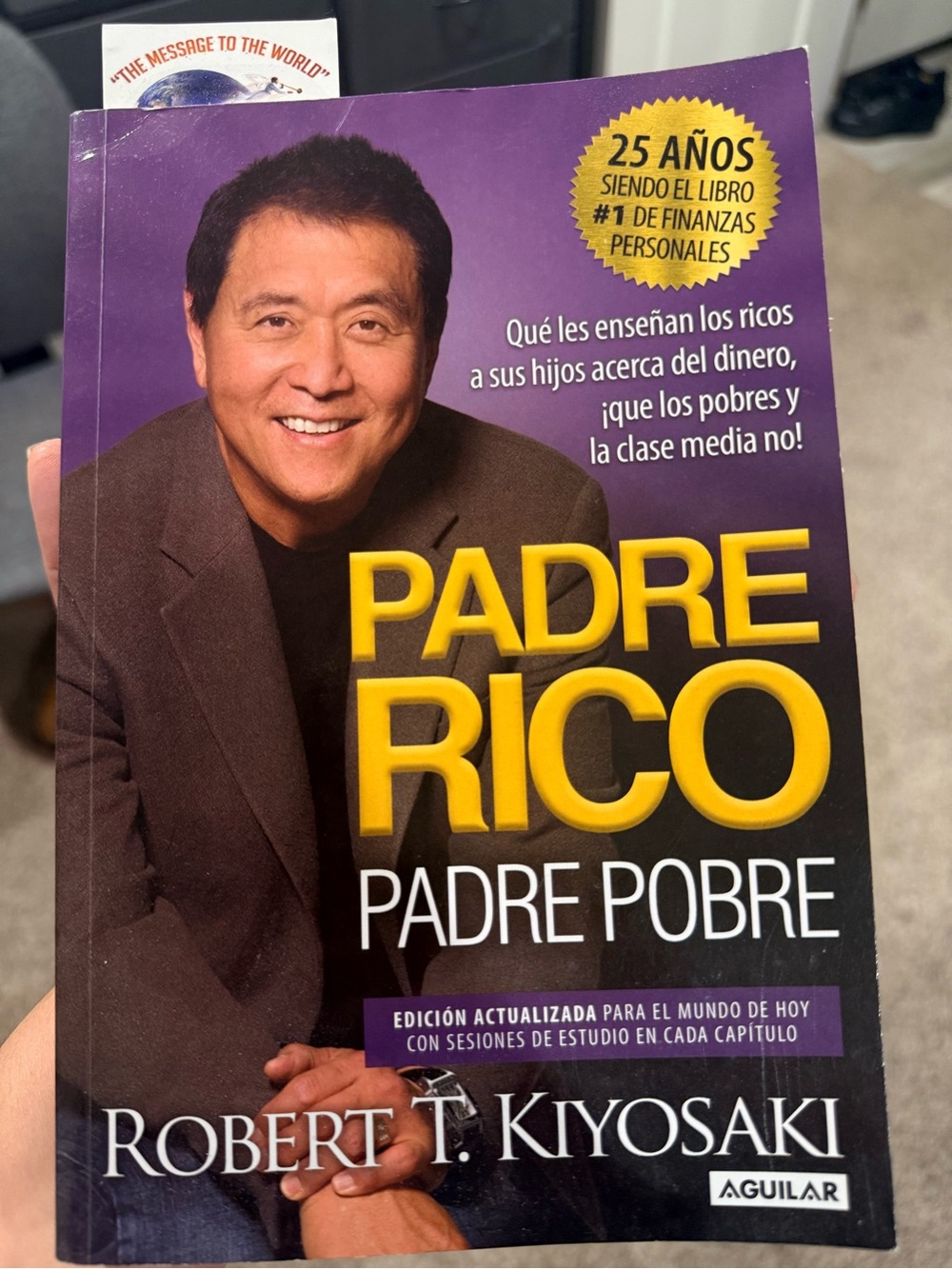 Padre Rico, Padre Pobre - Robert T. Kiyosaki (Purple/Yellow)